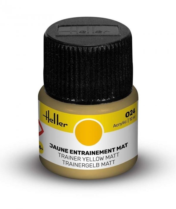 Heller 9024 024 Trainer Yellow - Matt 12ml
