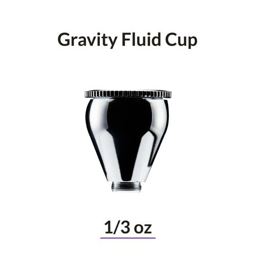 Gaahleri 46906 10 ml Mirror-Level Gravity Fluid Airbrush Cup