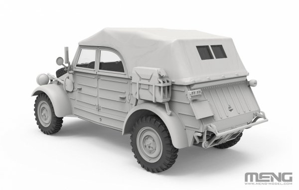 Meng Model VS-016 German Pkw.K1 Kubelwagen Type 82 (Eastern Front) 1/35