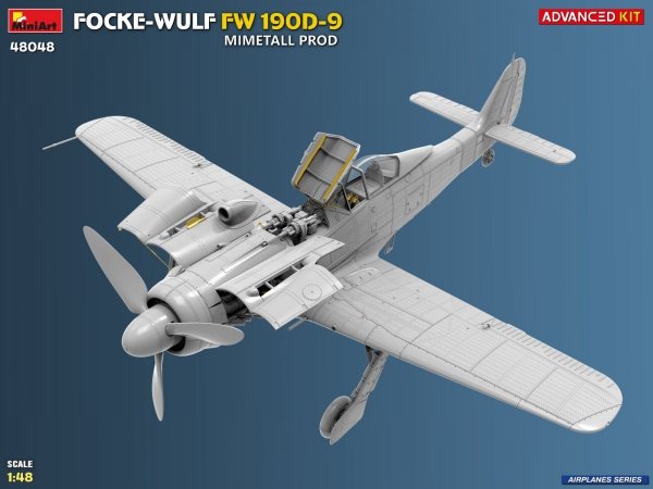 MiniArt 48048 FOCKE-WULF FW 190D-9. MIMETALL PROD. ADVANCED KIT 1/48