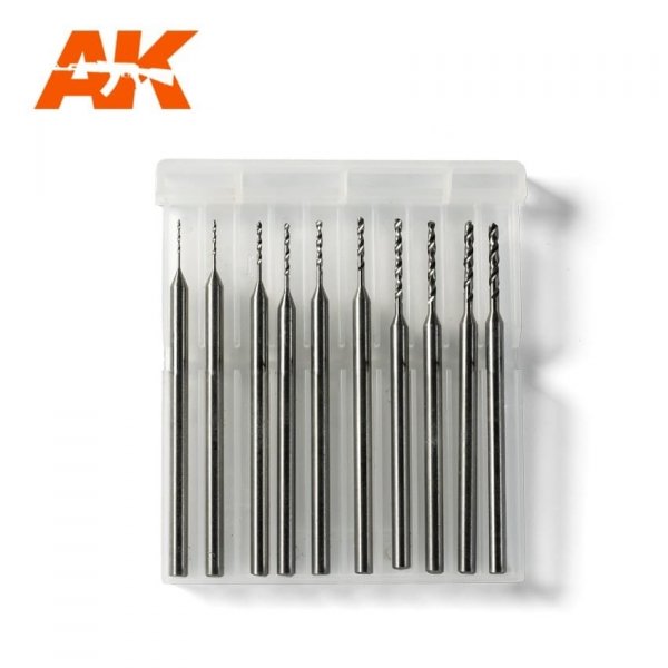 AK Interactive AK9043 DRILL BITS (0.4-1.3)