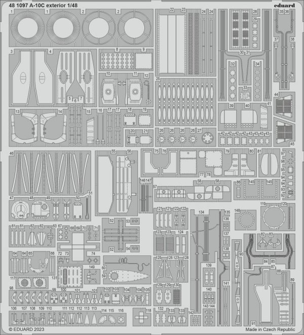 Eduard 481097 A-10C exterior HOBBY BOSS 1/48
