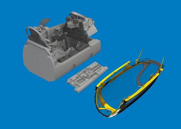 Eduard 6481182 MiG-21 F - Cockpit (3D-Printed / for Eduard Kits) 1/48