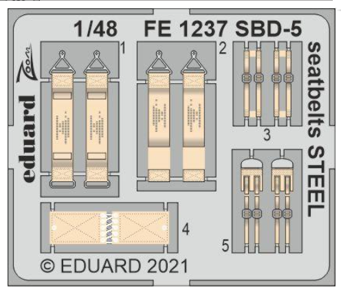 Eduard BIG49314 SBD-5 REVELL 1/48