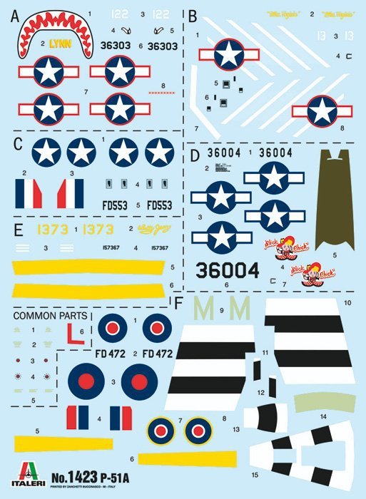 Italeri 1423 P-51A Mustang 1/72