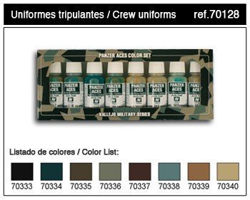 Vallejo PANZER ACES No5 (8 color set) (70128)