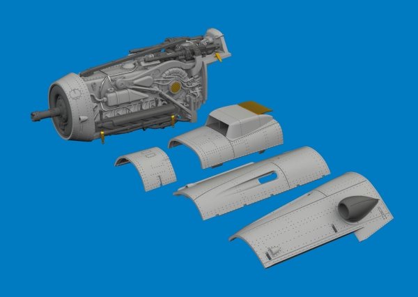 Eduard 672402 Bf 109G-10 Erla engine PRINT Eduard 1/72