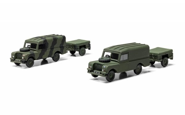 Airfix 02324 LWB Landrover (Hard Top) and Trailer 1/76
