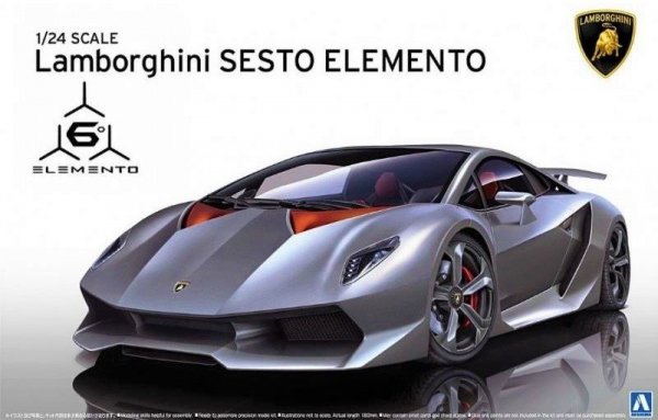 Aoshima 01073 LAMBORGHINI SESTO ELEMENTO (1:24)