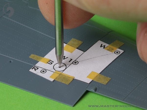 Master AM-48-182 Fw 190 A6-A7/R11 Nightfighter - anteny FuG217 "Neptun" 1/48