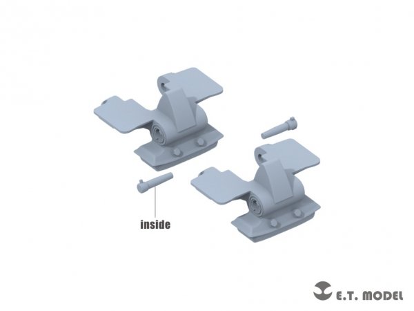 E.T. Model P35-406 WWII German Sd.kfz.251/Sd.kfz.11 Track links &amp; Sprockets Late 3d Printed 1/35