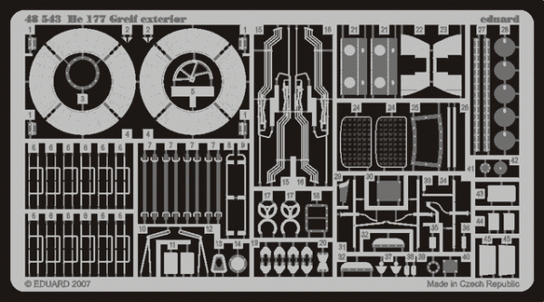 Eduard 48543 He 177 Greif exterior 1/48 CMK / MPM