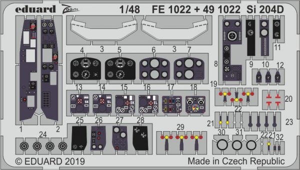 Eduard 491022 Si 204D 1/48 SPECIAL HOBBY