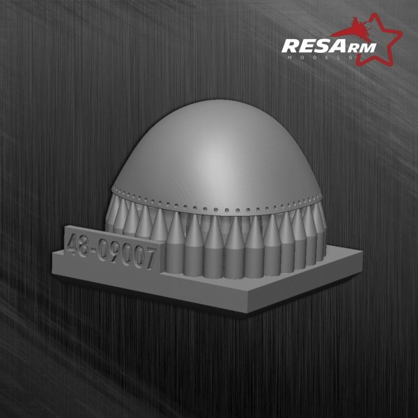 RESARM 48-09007 NOSE CONE (3D resin printing) 1/48