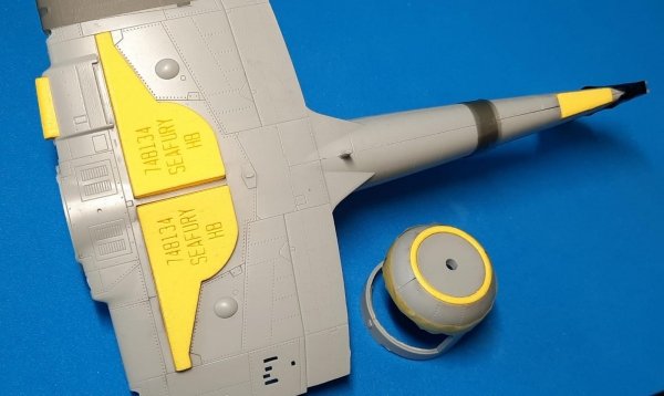 Omask X4836 Hawker Sea Fury FB.11 O-Max Set (for Trumpeter)(masks and EVA wheel bay plugs) 1/48