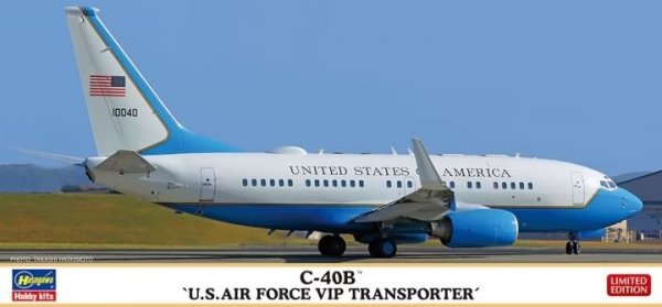 Hasegawa 10848 C-40B U.S.Air Force VIP Transporter 1/200