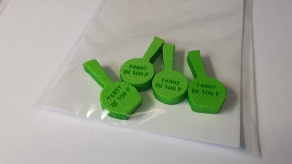 Omask 74807 Bf 109 F-2/F-4 wheel bay plugs (for Eduard) 1/48