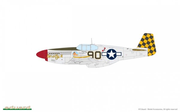 Eduard 82107 P-51B Mustang Birdcage canopy 1/48
