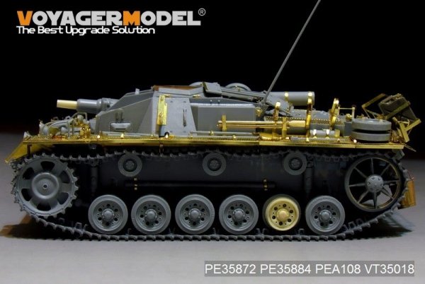 Voyager Model PE35872 WWII German StuG.III Ausf.C/D Africa troop Basic for DRAGON 1/35