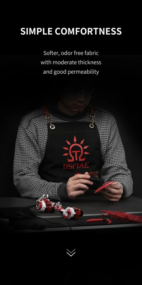 DSPIAE CAN-01 Canvas Working Apron / Płócienny fartuch roboczy