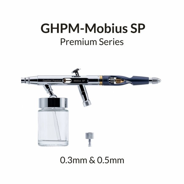 Gaahleri 43004 Premium Series GHPM-Mobius SP 0,3 &amp; 0,5 mm Airbrush