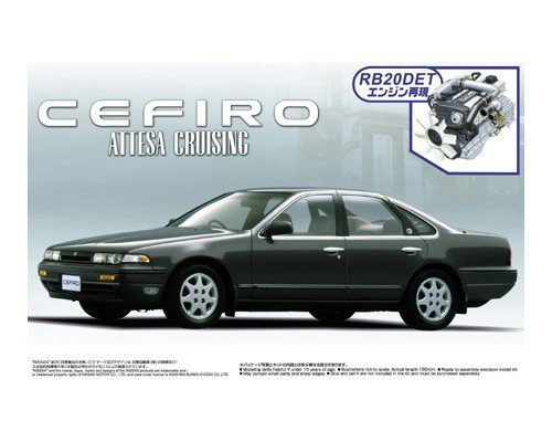 Aoshima 04256 Nissan Cefiro Attesa Cruising 1990 Midle type w/Engine 1/24