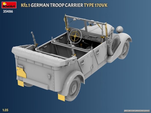 MiniArt 35486 Kfz.1 German Troop Carrier Type 170VK 1/35