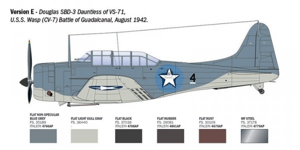 Italeri 2841 SBD-3 Dauntless 1/48