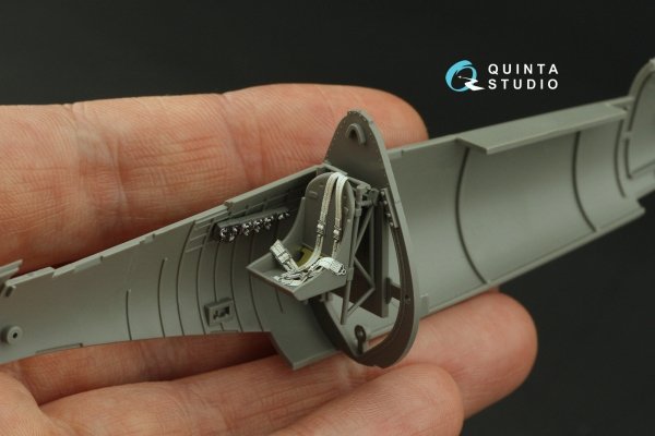 Quinta Studio QD48460 F4U-2 Corsair 3D-Printed coloured Interior on decal paper (Magic Factory) 1/48