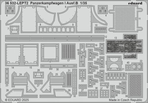 Eduard 36532 Panzerkampfwagen I Ausf. B Tamiya 1/35