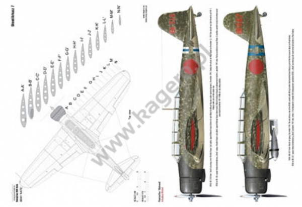 Kagero 7100 Nakajima B5N KATE. B5N1,B5N2 EN/PL