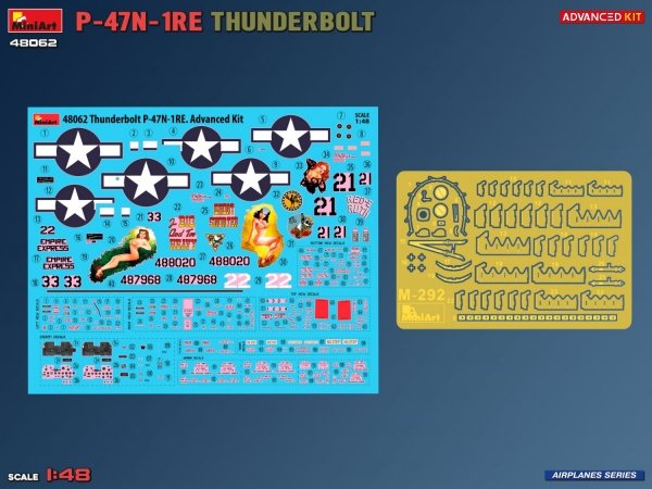 MiniArt 48062 P-47N-1RE Thunderbolt. Advanced Kit 1/48