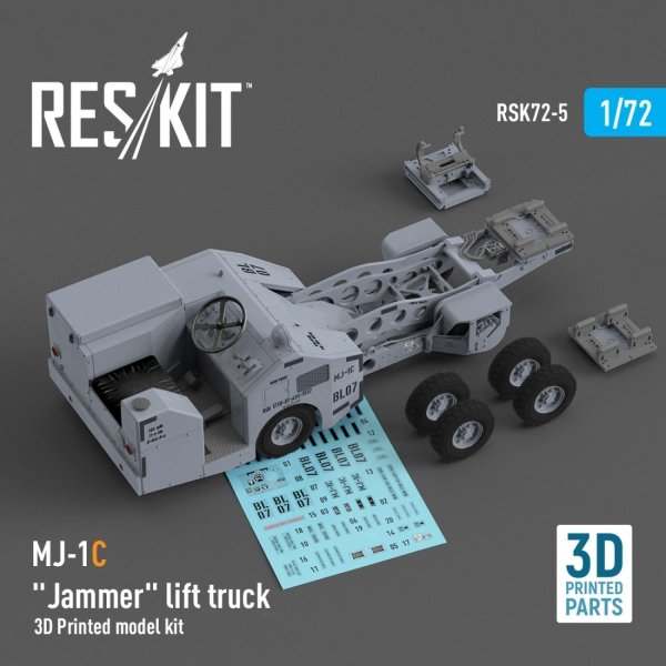 RESKIT RSK72-0005 MJ-1C "Jammer" lift truck  (3D Printed model kit) (1/72)