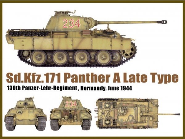 Dragon 6168 Sd.Kfz. 171 PANTHER A, NORMANDY 1944 (1:35)