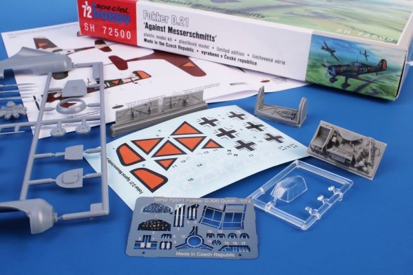 Special Hobby 72500 Fokker D.21 'Against Messerschmitts' 1/72
