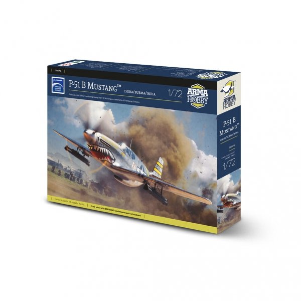 Arma Hobby 70075 P-51B Mustang China, Burma, India 1/72