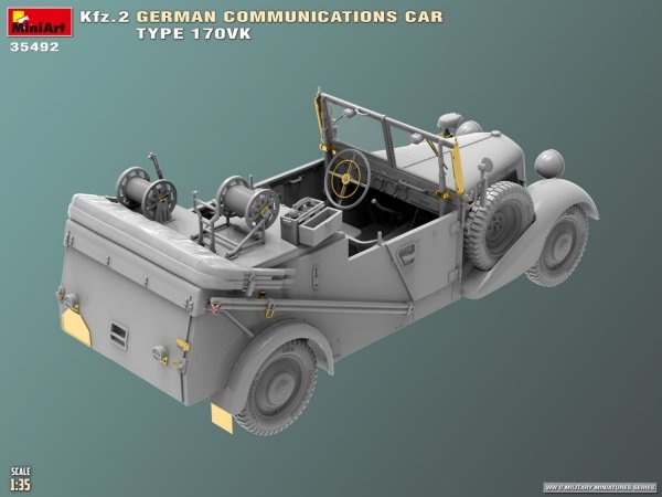 Mini Art 35492 Kfz.2 German Communications Car Type 170VK 1/35