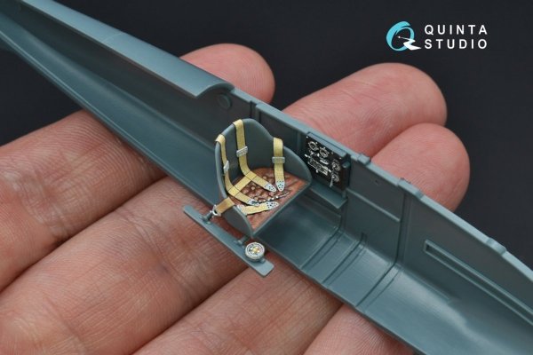 Quinta Studio QD48187 Albatros D.III OEFFAG 3D-Printed &amp; coloured Interior on decal paper (for Eduard kit) 1/48