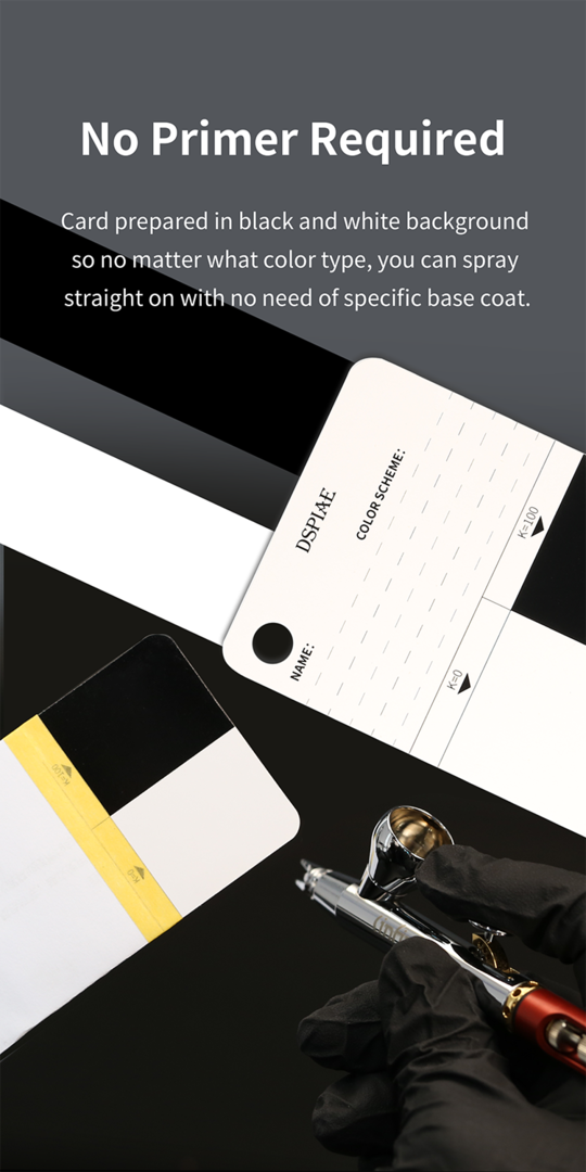 DSPIAE CC-01 Color Test Card Keychain Model Tool