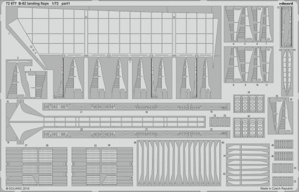 Eduard 72677 B-52 landing flaps 1/72 MODELCOLLECT