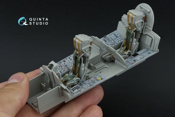 Quinta Studio QD+32230 Tornado IDS Italian 3D-Printed &amp; coloured Interior on decal paper (Italeri) (with 3D-printed resin parts) 1/32