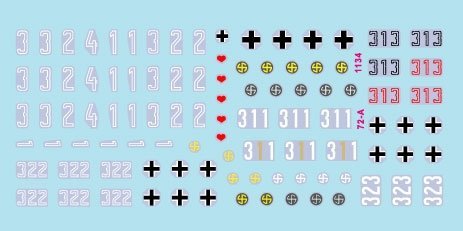 Star Decals 72-A1134 Wiking # 6. 5. SS-Wiking in Caucasus 1942-43. Pz IV Ausf F, Pz IV Ausf F2 and Pz IV Ausf G. 1/72