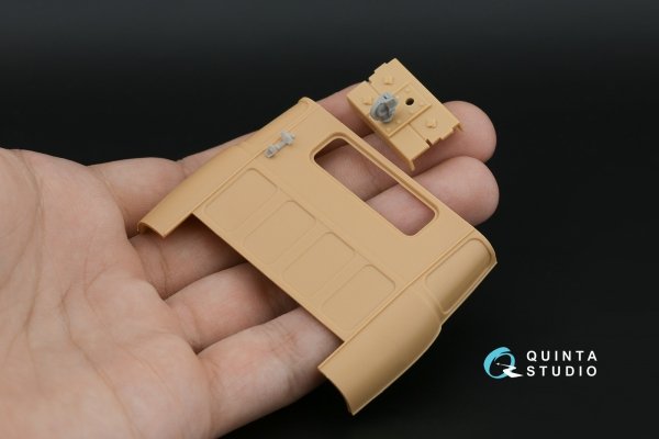 Quinta Studio QD+35159 KrAZ-260 3D-Printed &amp; coloured Interior on decal paper (HobbyBoss) (with 3D-printed resin parts) 1/35