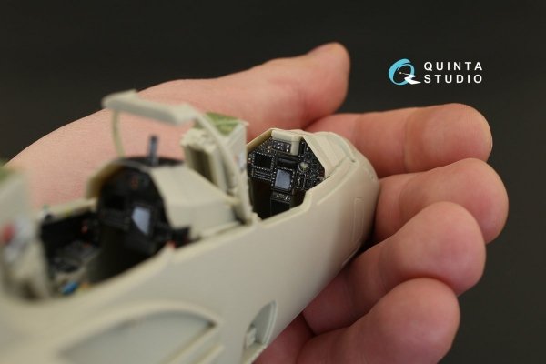 Quinta Studio QD32012 Mirage 2000D 3D-Printed &amp; coloured Interior on decal paper (for Kitty Hawk kit) 1/32