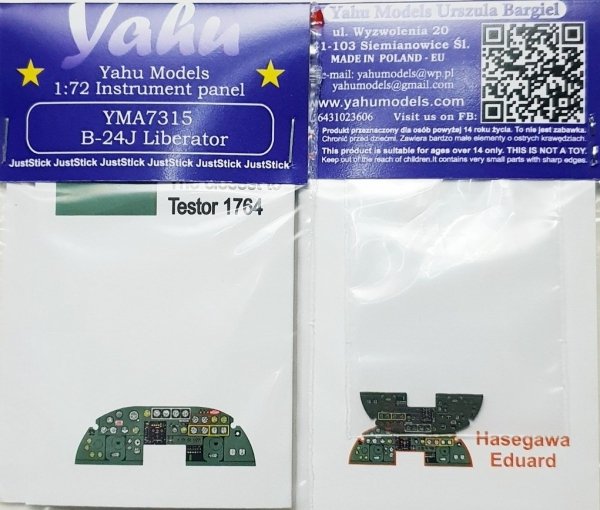 Yahu YMA7315 B-24J Liberator (Hasegawa/Eduard) 1/72