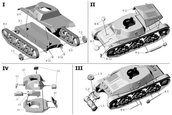 First To Fight PL081 - PzKpfw 38(t) Ausf. A (LT VZ .38) Niemiecki Czołg Lekki 1/72