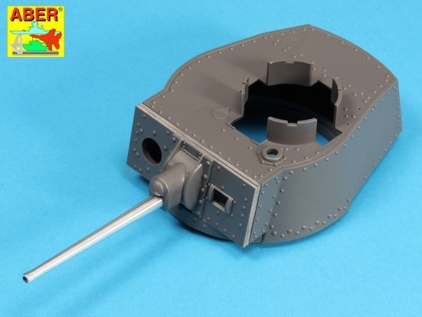 Aber 16L-07 Lufa do niemieckiej armaty czołgowej KwK A 7 do Pz.Kpfw. 38(t) / German 3,7 cm KwK A 7 L/42 tank gun barrel for Pz.Kpfw. 38(t) 1/16