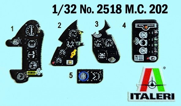 Italeri 2518 Macchi M.C. 202 Folgore 1/32