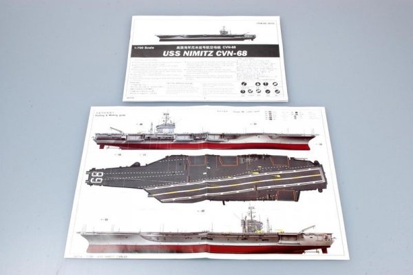 Trumpeter 05714 USS Nimitz CVN-68 (1:700)