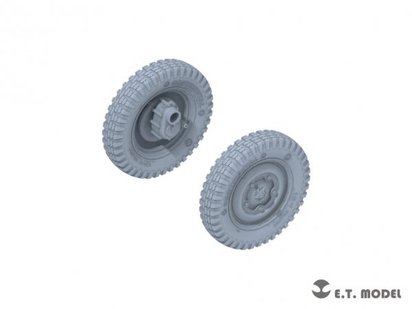 E.T. Model P35-135 WWII German Schwimmwagen Type166 Sagged wheels Narrow For TAMIYA Kit 1/35